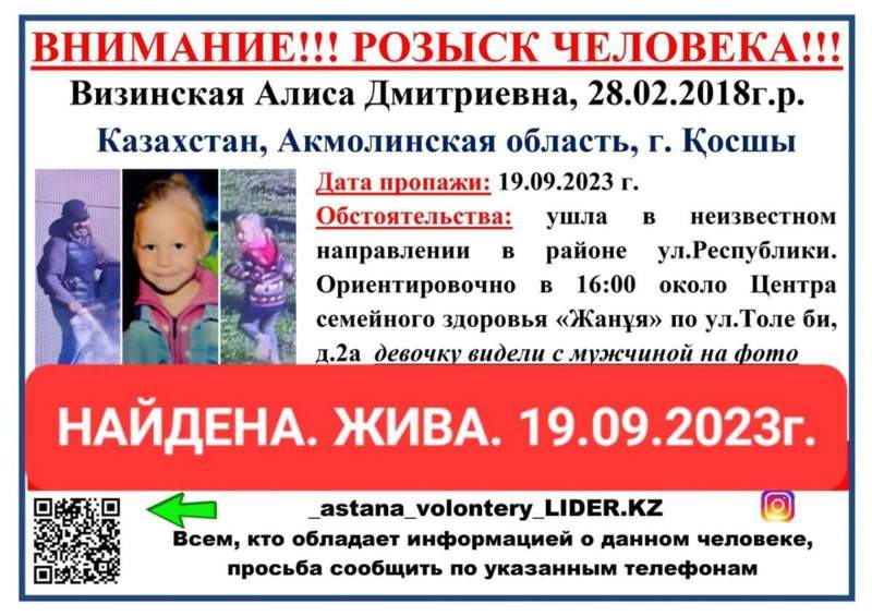 Жоғалып кеткен бүлдіршін қалада қайыр сұраған: Қосшыда мас тұрғын қызын танысының үйінде ұмытып кеткен  