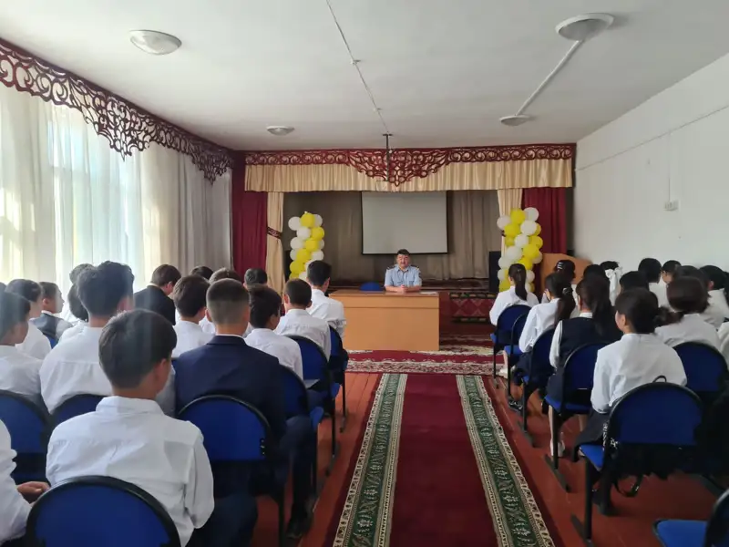 Құқықтық сауаттылық бойынша оқушыларға дәріс өтті