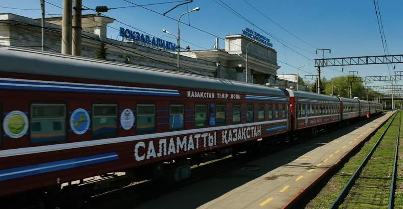 «Саламатты Қазақстан» пойызы жолға шықты