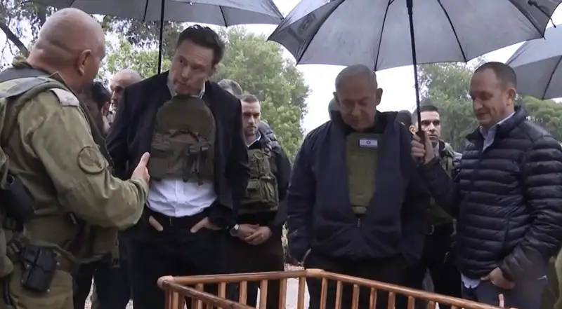 Илон Маск Израильге барды