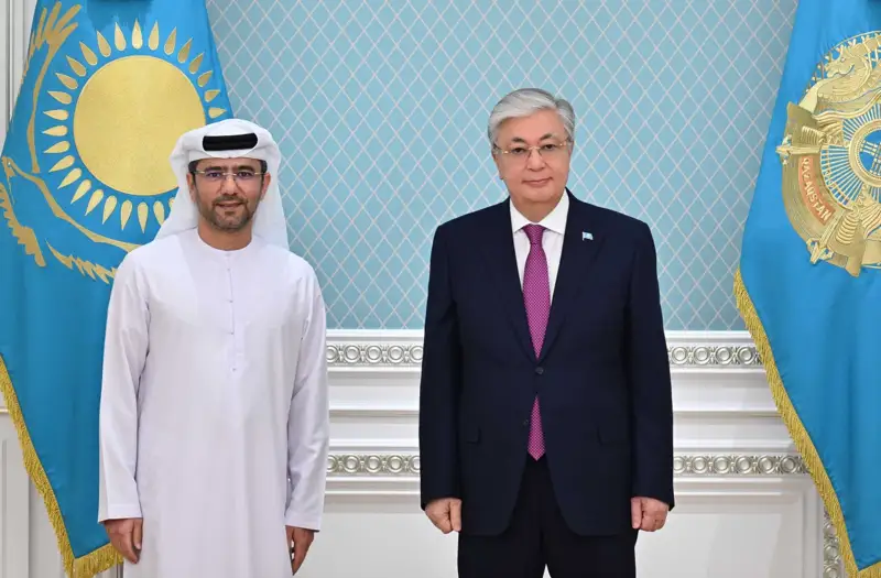 Мемлекет басшысы Abu Dhabi Ports Group компаниясының басқарушы директоры Мұхаммед Жуму әл-Шамисиді қабылдады