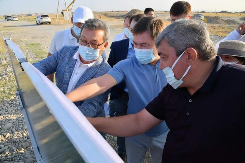 Шымкентте 3 магистралды су құбырының құрылысы жүріп жатыр