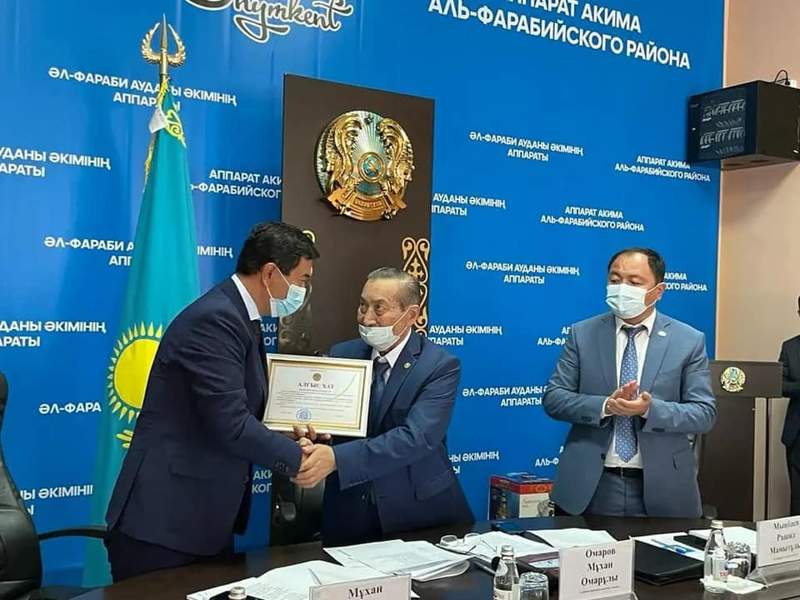 Әл-Фараби ауданының ардагерлер кеңесінің төрағасы сайланды