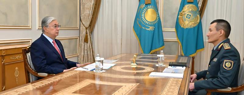 Тоқаев Төтенше жағдайлар министрі Сырым Шәріпхановты қабылдады