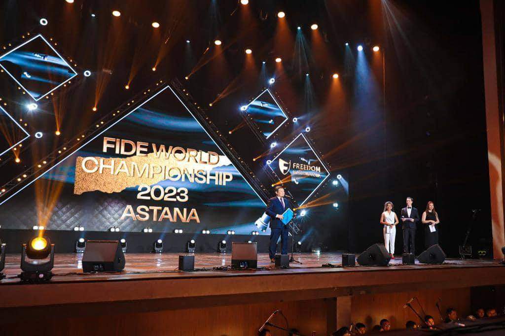 Астанада шахматтан әлем чемпионатының ашылу салтанаты өтті