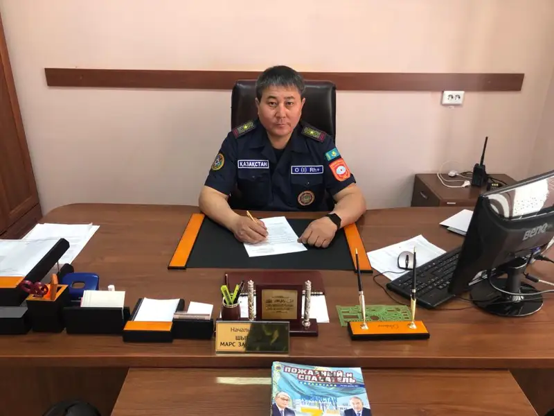 Марс Зарлыханұлы, өрт сөндіру бөлімінің бастығы: Сәбит – сабақ алатындай нағыз ерлік жасады