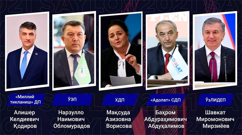Өзбекстанда бес адам президенттіктен үміткер 