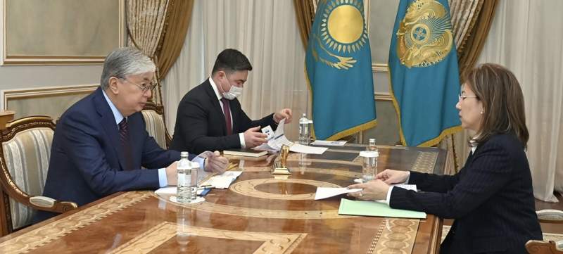 Тоқаев Мәдина Әбілқасымованы қабылдады