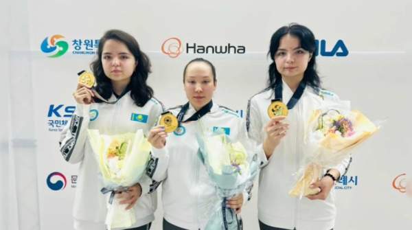 Нысана көздеуден қазақстандық қыздар Әлем чемпионатында алтын жеңіп алды