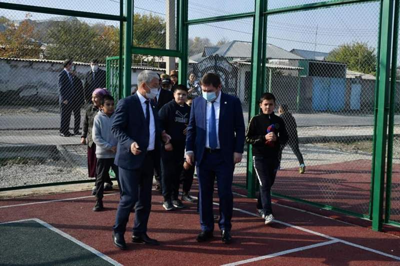 Абай ауданында 35 спорт алаңшасы салынуда