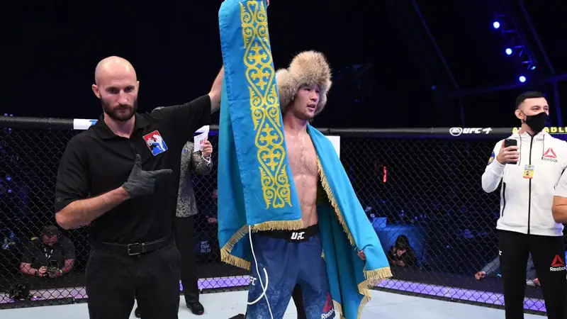 UFC Шавкат Рахмонов туралы деректі фильм түсіру үшін Қазақстанға келді 
