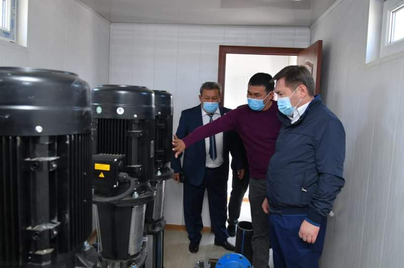 Қала әкімі Ақтастағы инфрақұрылым жүйелерінің құрылысын тексерді