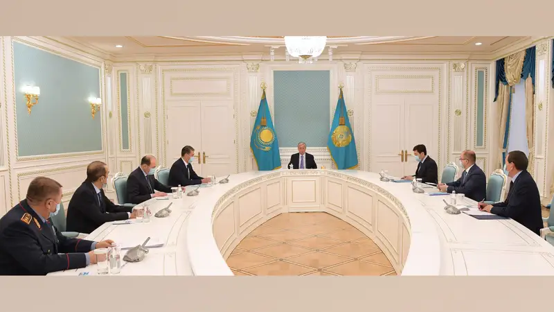 Президент құқық қорғау органдарының басшыларымен кеңес өткізді
