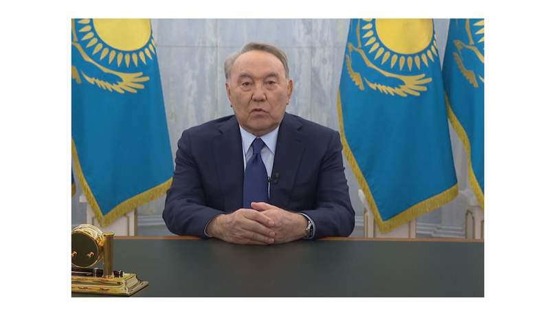 Назарбаев Қазақстан халқына үндеу жасады (видео)
