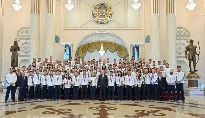 Президент Азия ойындарының жүлдегерлерін қабылдады 