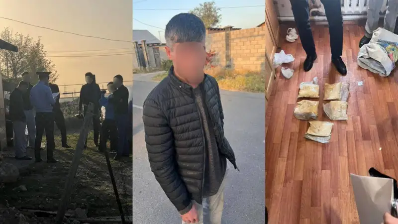 Алматы облысында 45 жастағы ер адамның үйінен синтетикалық есірткі табылды