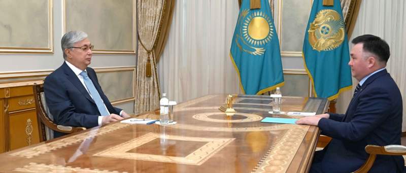 Тоқаев Жоғарғы Сот төрағасы Асламбек Мерғалиевті қабылдады