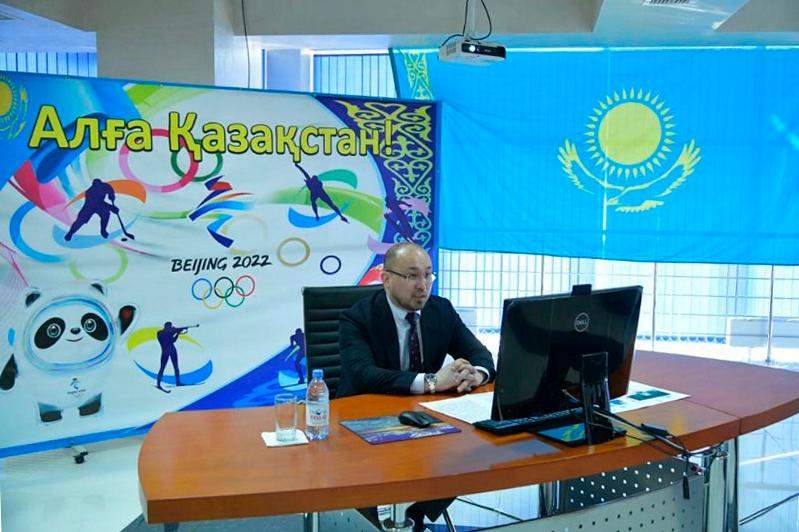 Дәурен Абаев паралимпиадашылармен «онлайн-кездесу» өткізді 