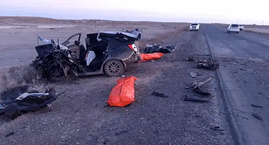 Атырау облысында көлік апатынан бес адам қаза тапты