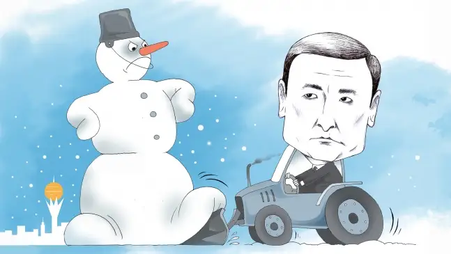 Көлгінов: «Мен де қар тазаладым»