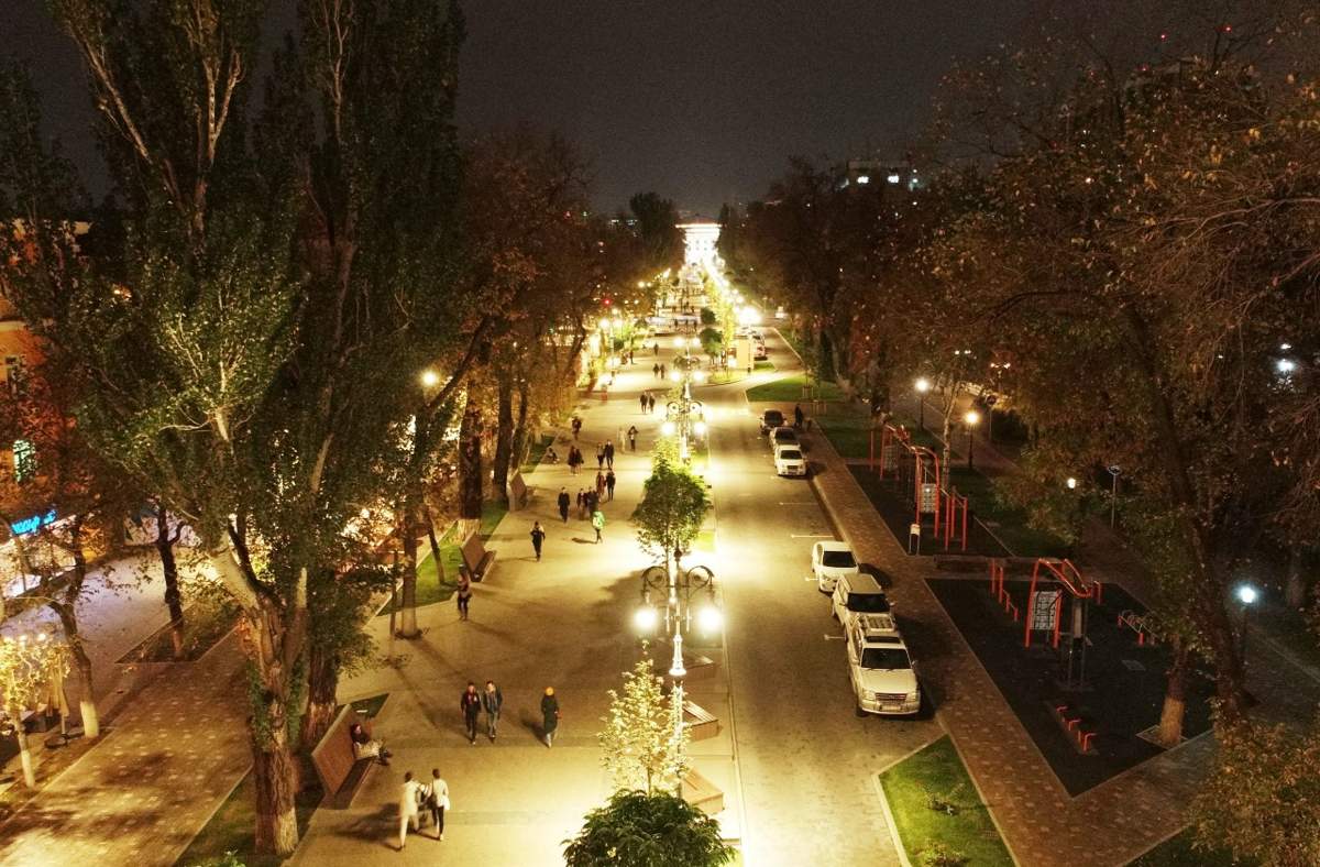 Алматы көшелері 100% жарықпен қамтылады  