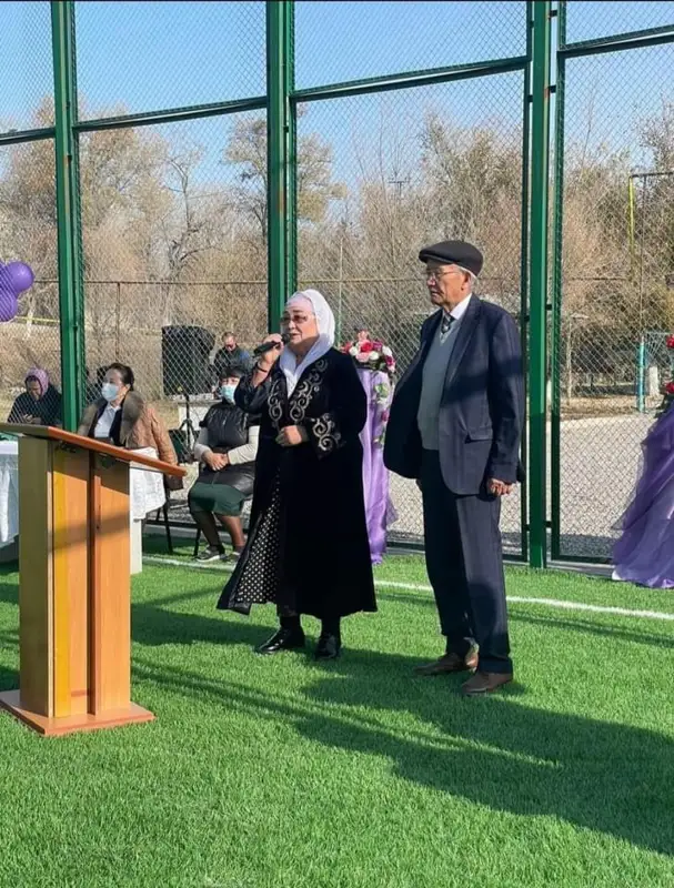 Спорттық алаңша ашылды