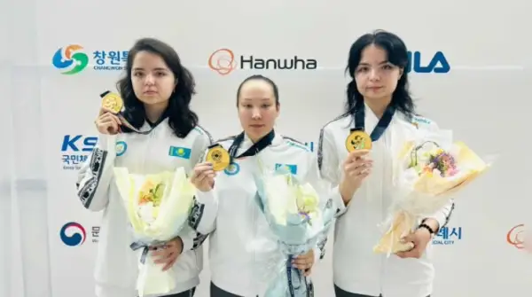 Нысана көздеуден қазақстандық қыздар Әлем чемпионатында алтын жеңіп алды