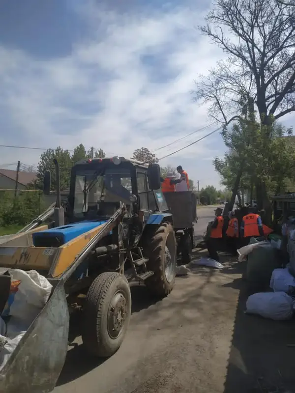 Шымкент қоқыстан тазарып қалды