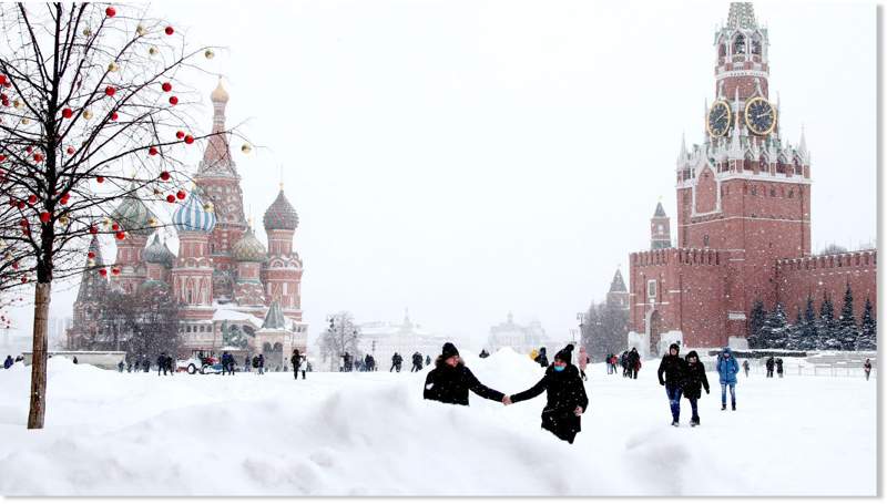 Мәскеуде аяз күшейді 