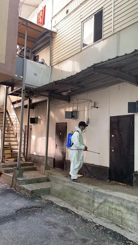 Дезинфекция жұмыстарына 465 адам жұмылдырылды