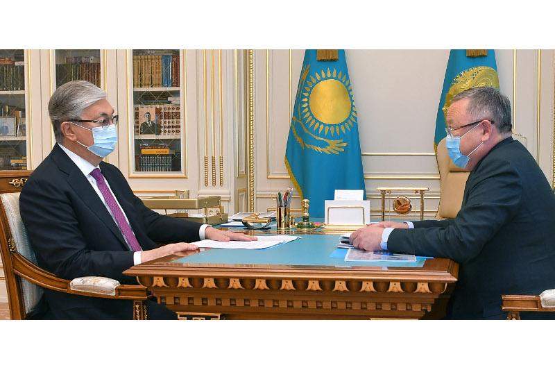 Тоқаев Ақтөбе облысының әкімін қабылдады  
