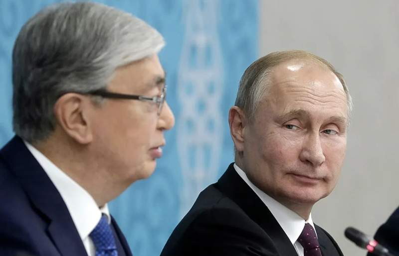 Тоқаев Путинге көңіл айту жеделхатын жолдады