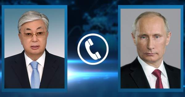 Қасым-Жомарт Тоқаев Владимир Путинмен телефон арқылы сөйлесті