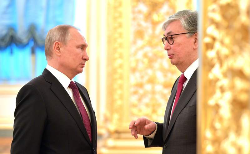 Тоқаев пен Путин онлайн кездеседі