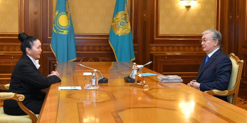 Тоқаев қаламгерді қабылдады