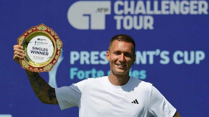 Денис Евсеев теннистен Президент кубогының чемпионы атанды