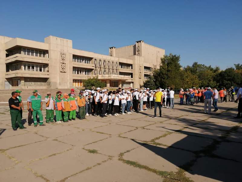 Еңбекші ауданында кезекті сенбілік өтті