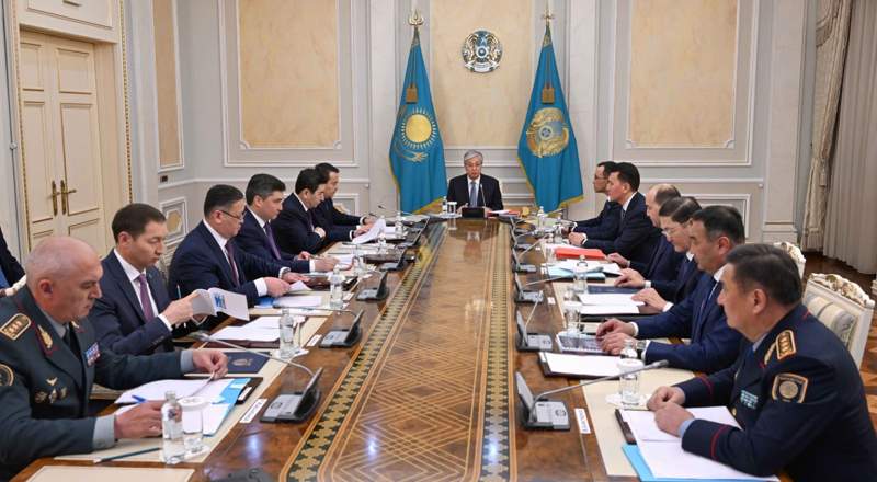 Мемлекет басшысының төрағалығымен Қауіпсіздік Кеңесінің кезекті отырысы өтті