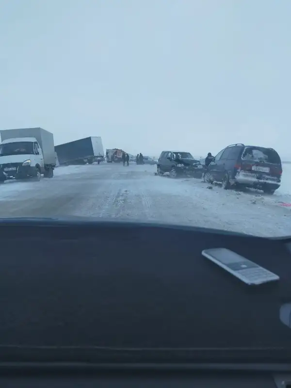 Ақтөбеде үлкен жол апаты болды