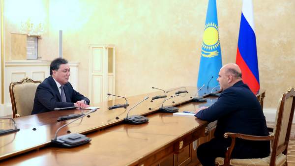 Мамин Мишустинмен келіссөз жүргізді  
