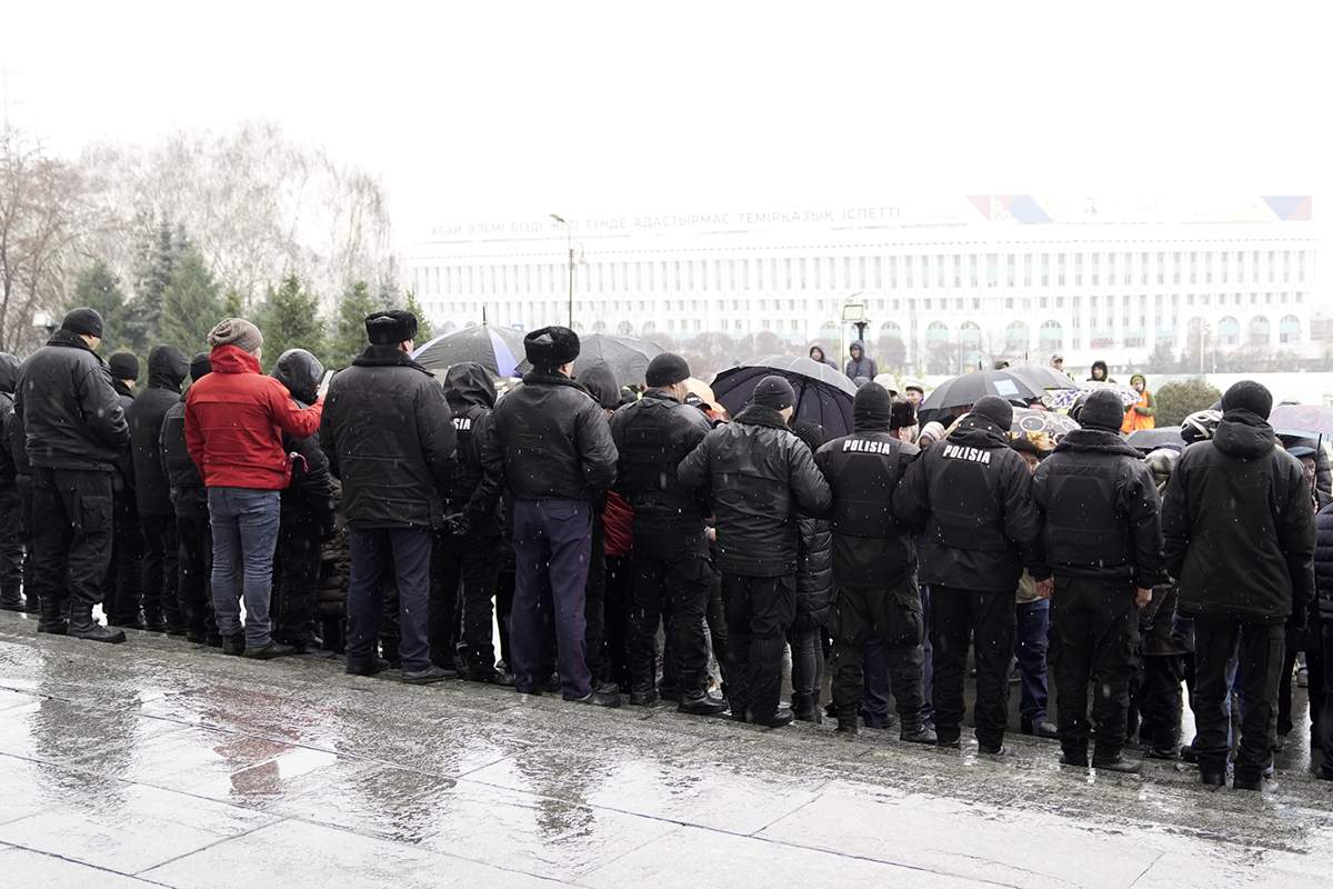 Алматыдағы митинг (фоторепортаж)