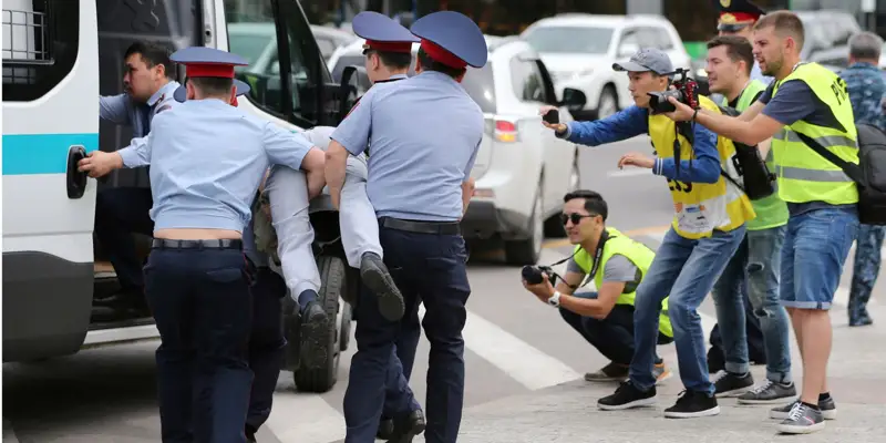 Алматы полициясы митингке дайындалуда