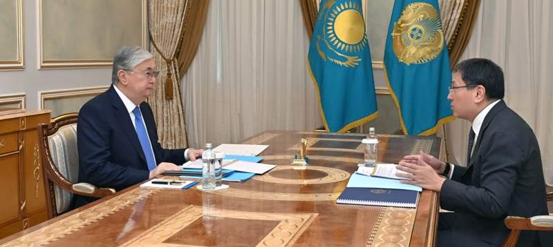 Тоқаев Алматы қаласының әкімі Ерболат Досаевты қабылдады
