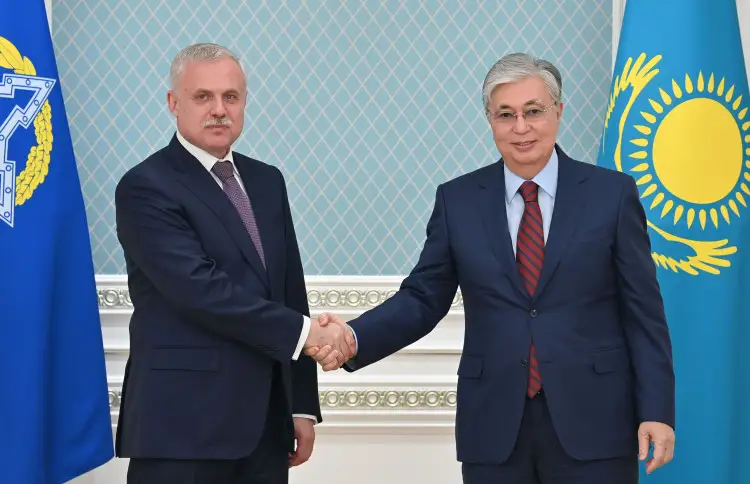 Тоқаев ҰҚШҰ Бас хатшысын қабылдады