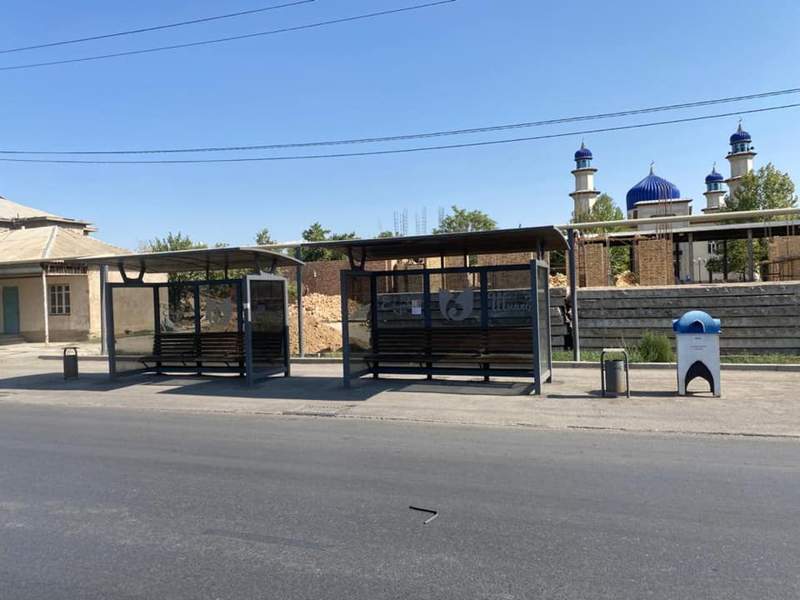 Шымкентте аялдамалар жаңартылуда
