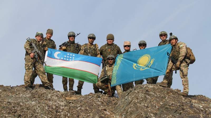 Ақтауда Қазақстан мен Өзбекстанның бірлескен оқу-жаттығуы өтті