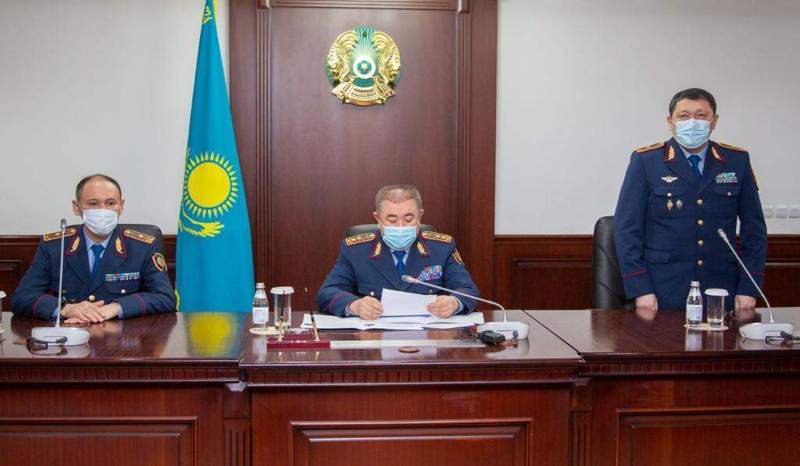 ІІМ басшысы жеке құрамға өзінің жаңа орынбасарын таныстырды