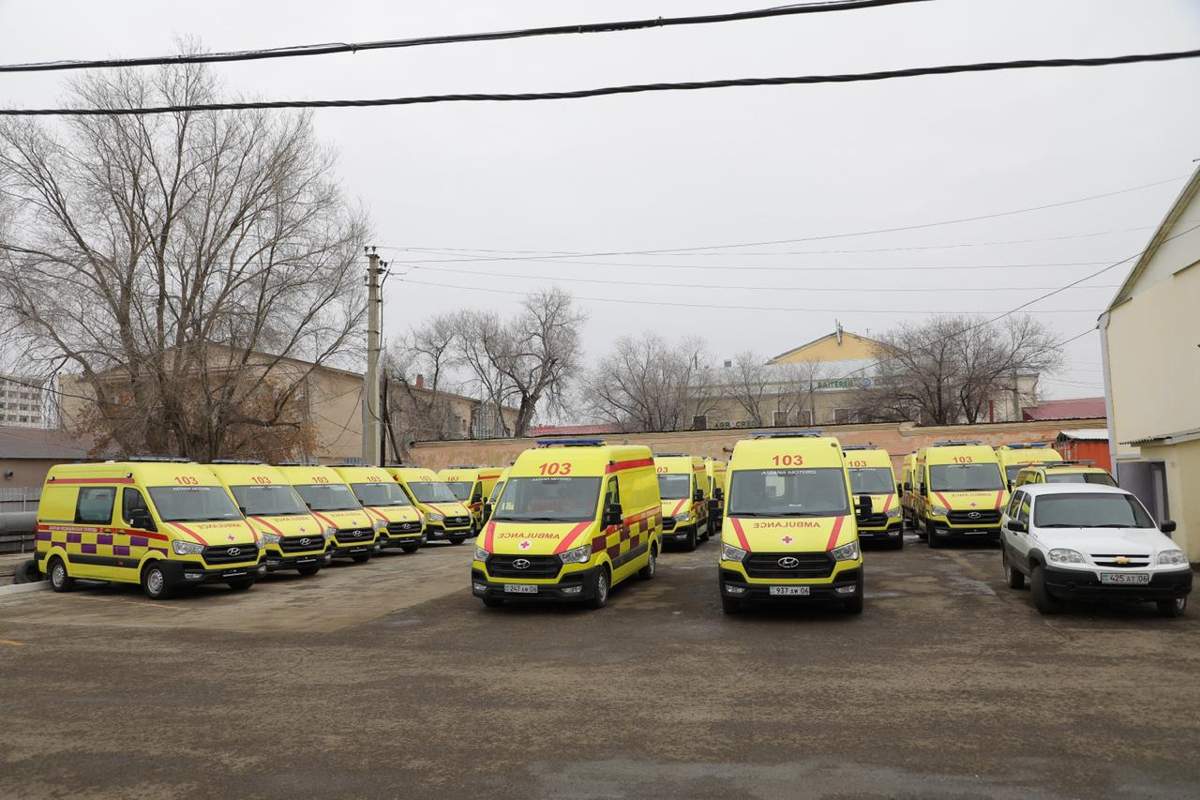  Атырауда жедел-жәрдем стансасындағы көліктер 100 пайызға жаңартылды 