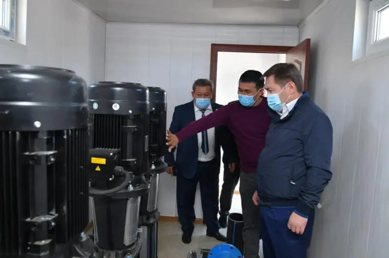 Қала әкімі Ақтастағы инфрақұрылым жүйелерінің құрылысын тексерді