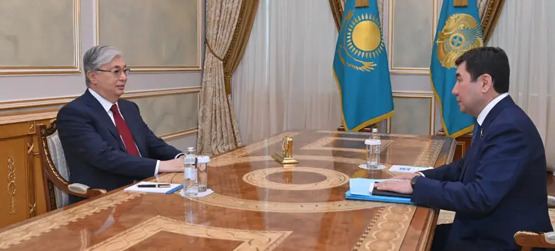 Мемлекет басшысы Парламент Мәжілісінің төрағасы Ерлан Қошановты қабылдады